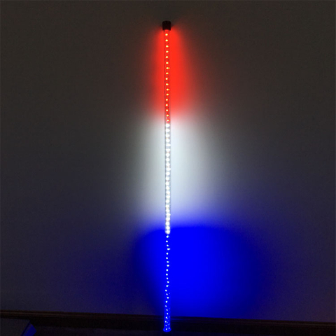 Bandera de pértigas LED Patriot de color rojo/blanco/azul NWH-RWB 