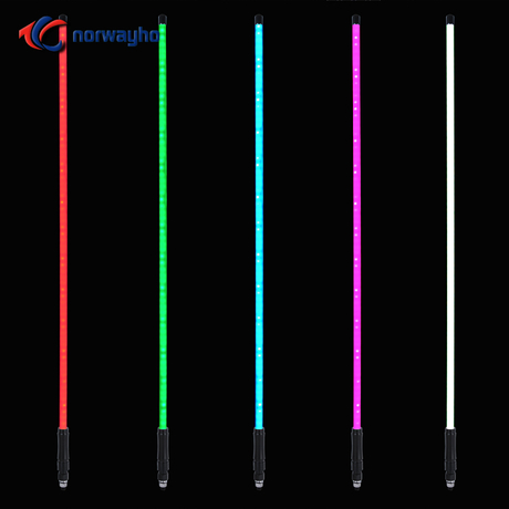 NWH-RGBF Antena de pértigas de bandera iluminada con escarcha LED simple