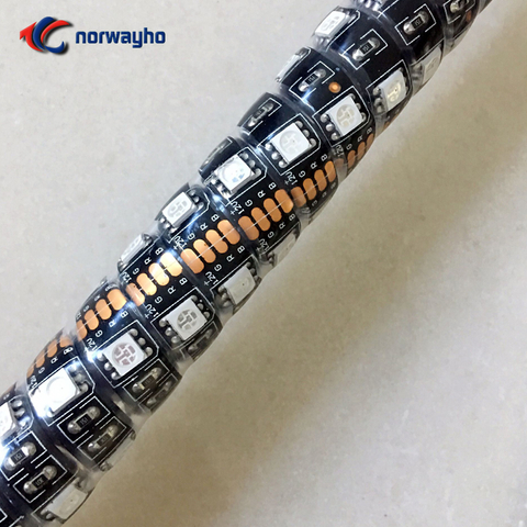 NWH-WRWG Envuelto Rojo/Blanco/Verde Pértigas con luz LED Offroad Driving Mexican Whip