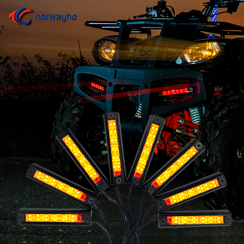 NWH-R8 RGB Color Rock Light 4/6/8pods Control remoto inalámbrico, Bluetooth