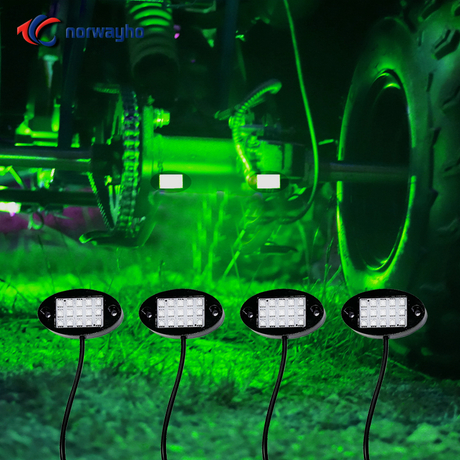 NWH-R8 15pcs LED/pod Dream Color Luz de roca desmontable redonda 4/6/8pods 