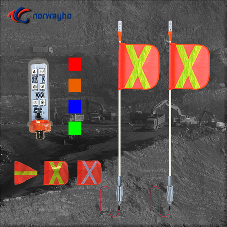 NWH-KY02 12~24V 6/8/10/12FT LUZ LED SUPERIOR FIJA/INTERMITENTE PÉRTIGAS LED DE SEGURIDAD PARA MINERÍA