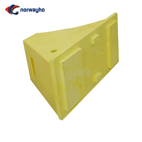 NWH-WCK11 Calzo para rueda de coche Tapón para rueda Equipo de estacionamiento Calzo para rueda necesario para minería