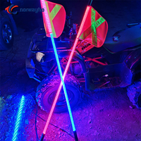 NWH-HS Super Bright Buggy Whip Pértigas LED de un solo color