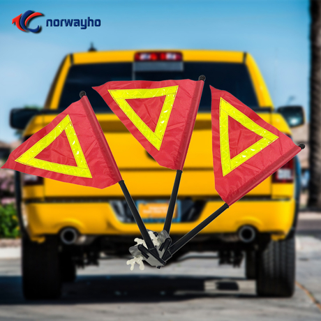 NWH-WP BANDERA REFLECTANTE BANDERA DE ADVERTENCIA PARA LA VENTANA DEL COCHE